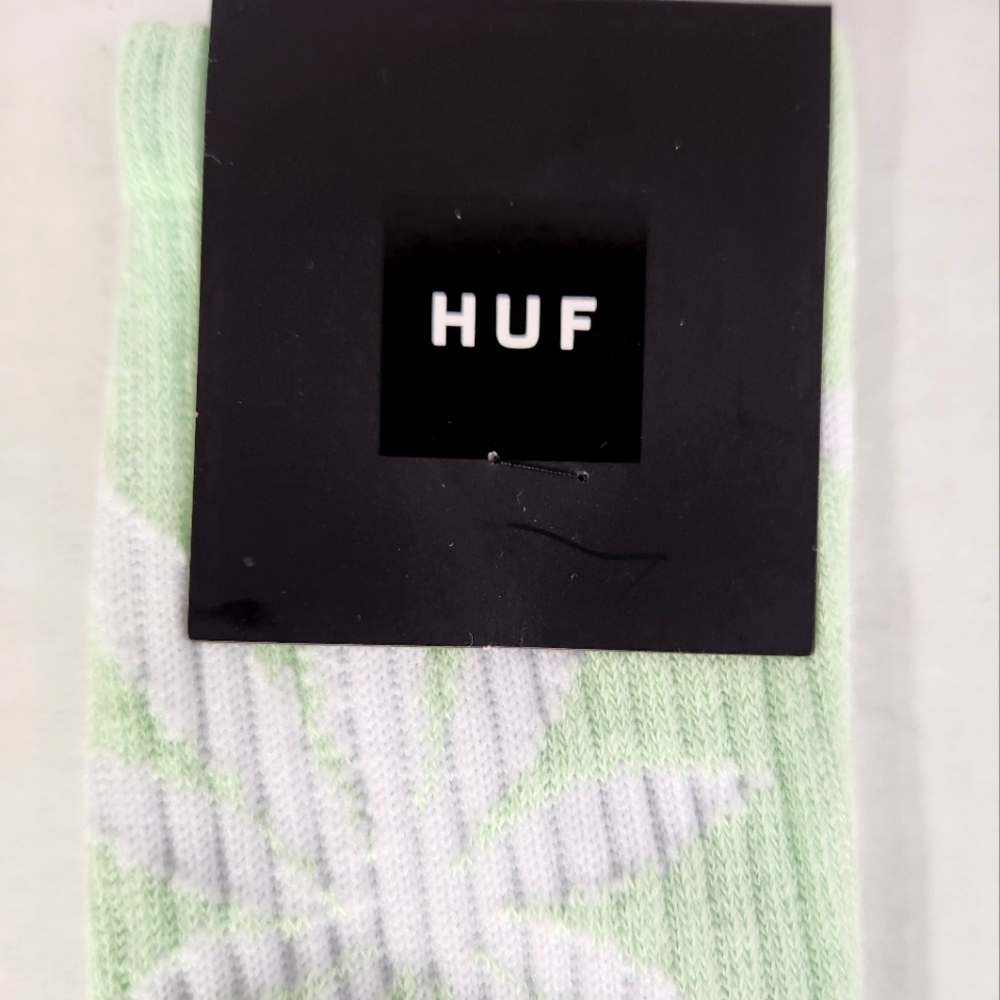 NWT Men's HUF Plantlife Crew Socks - Picture 2 of 6